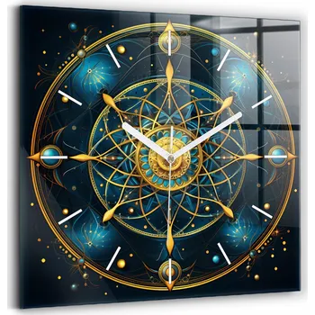 Hodiny Nástěnné hodiny Wallfluent černé 30 cm