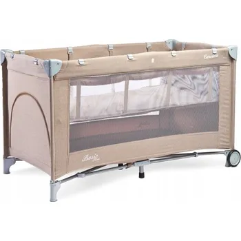 Dětská postýlka Cestovní postýlka Caretero 60 x 120 cm béžová