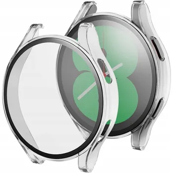 Pouzdro na mobilní telefon 2v1 POUZDRO + TVRZENÉ SKLO PRO SAMSUNG GALAXY WATCH 4 40MM