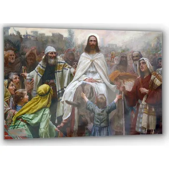 Obraz Fotoobraz Sklo Ježíš Kristus Květná neděle