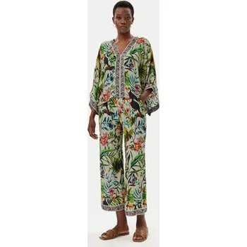 Dámské kalhoty LOLA CASADEMUNT Kalhoty z materiálu LS2514016 Barevná Relaxed Fit XS