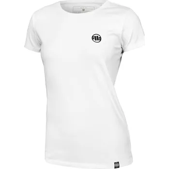 Dámské tričko PitBull West Coast - dámské triko SMALL LOGO 190 bílé M
