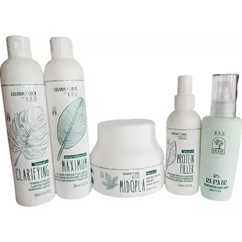 Kosmetická sada Bes letní kosmetická sada: šampon, kondicionér, maska, proteinový sprej a olejové sérum | Hydratace, obnova a ochrana vlasů – Lvhair.cz