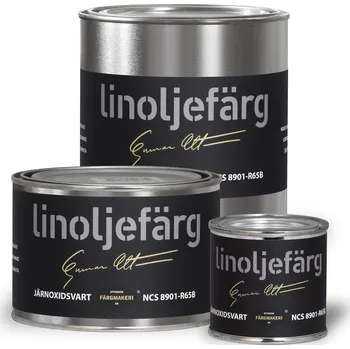 barva na zeď Ottosson Färgmakeri Lněná barva, 1A-4950 Oxid železitý černý, NCS 8901-R35B Balení: 5 l