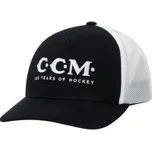 Kšiltovka CCM 125Y Anniversary Trucker Černá, Velikost Senior