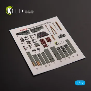 Plastikový model 1/72 Bristol Beauhfighter TF.X - interior 3D (AIR)