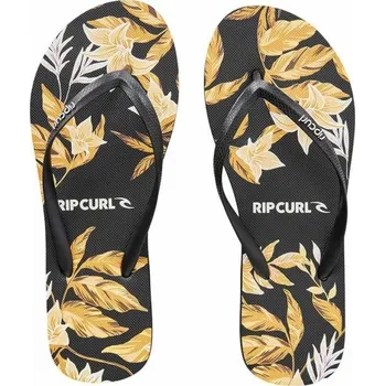 Dámské žabky Dámské žabky Rip Curl La Isla Bloom open toe 2024 Black 37 EU(4UK)