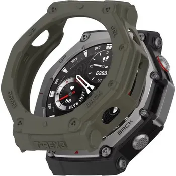 Příslušenství k chytrým hodinkám Silikonový rámeček pro Amazfit T-Rex 3 - Khaki