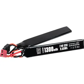Baterie pro airsoftovou zbraň Li-Pol akumulátor Specna Arms x Gens Ace 7,4V 1300mAh 25C - 2 díly, Dean-T, G-Tech