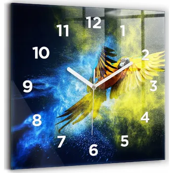 Hodiny Nástěnné hodiny Wallfluent modré 30 cm