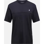 TRIČKO PEAK PERFORMANCE M TRAIL WOOL BLEND SS BLACK