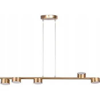 PUNTO 5 závěsné svítidlo zlaté kartáčované