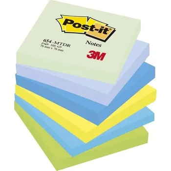 Samolepící bloček 3M Post-it samolepicí bločky 654, velikost 76 x 76 mm