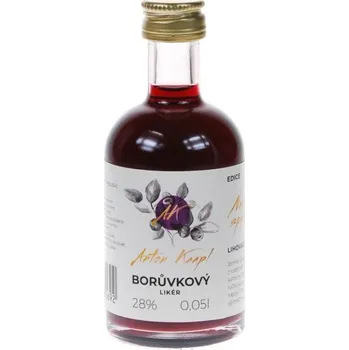 Likér Borůvkový likér, 50 ml, 22 % - Palírna Anton Kaapl
