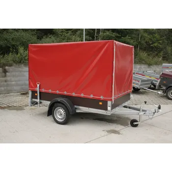 MARO Kralovice Jednoosý nebrzděný přívěs MARO 04 PRK N1 750 kg 2960x1260x1300 mm s celní plachtou + POČ