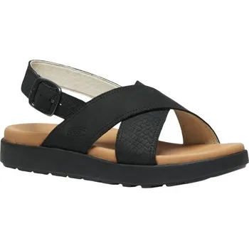 Dámské sandále Dámské sandály Keen ELLE LUXE CROSS STRAP WOMEN 8.5 Černá, Hnědá