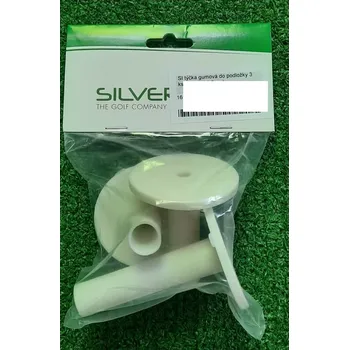 Golfová tyčka Silverline týčka gumová do podložky 3 ks (3,5 / 4 / 5,5 cm)