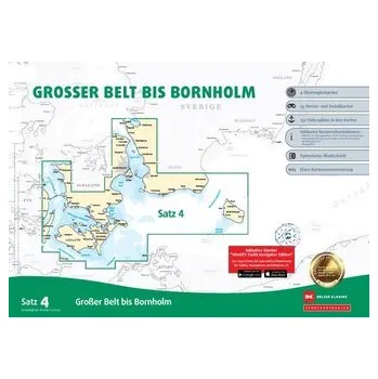 Sportbootkarten Satz 4: Großer Belt bis Bornholm (Ausgabe 2025)