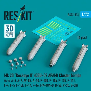 Plastikový model 1/72 Mk 20 'Rockeye II' (CBU-59 APAM) Cluster bomb