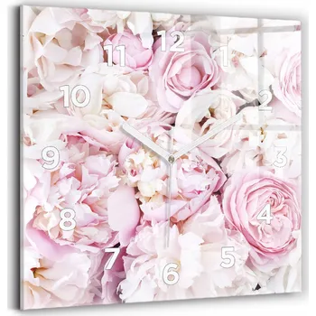 Hodiny Nástěnné hodiny Wallfluent bílé 30 cm