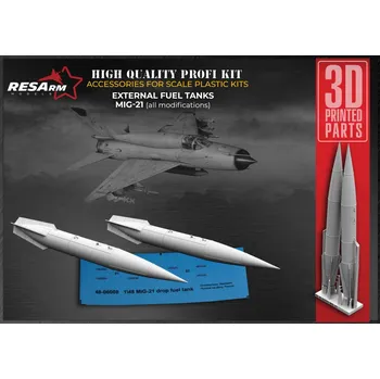 Plastikový model 1/48 MiG-21 Fuel Tanks (2 pcs.)