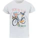 Dětské triko ALPINE PRO EGINO 116/122 Bílá, Mix