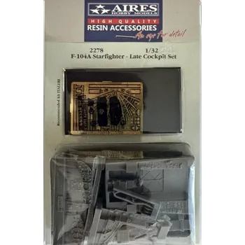 Plastikový model 1/32 F-104A Starfighter cockpit set - late (ITAL)