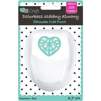 Děrovačka dpCraft Dekorační děrovačka ažurová 3,7 cm – srdce