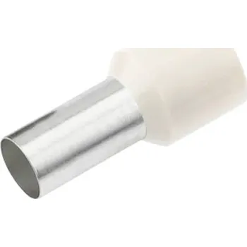 Cimco 187106 dutinka 0.5 mm² částečná izolace bílá 100 ks