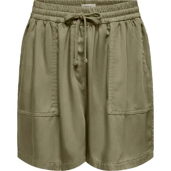 Dámské kraťasy ZELENÉ KRAŤASY DÁMSKÉ Z LYOCELLU Only