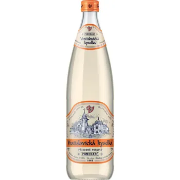 Voda Vratislavická kyselka pomeranč 6 x 0,75l