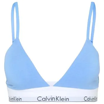 Podprsenka Dámská podprsenka CALVIN KLEIN-LIGHTLY LINED TRIANGLE Modrá XL
