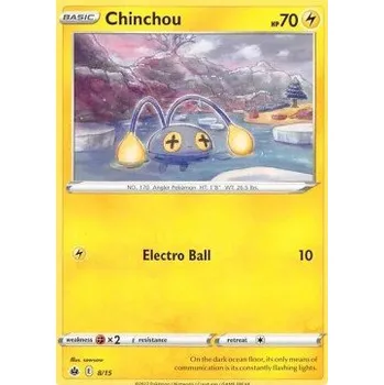 Karetní hra Pokémon MCD22 08/15 Chinchou - McDonald's Match Battle Stav: Near Mint, Verze: NORMAL