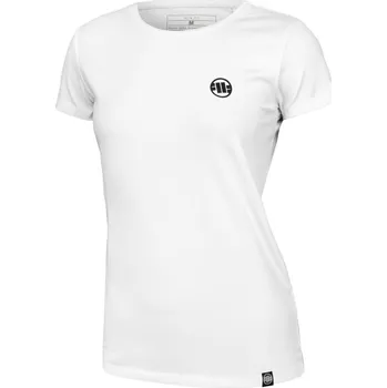 PitBull West Coast - dámské triko SMALL LOGO 190 bílé Barva: Bílá, Vel: S