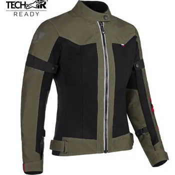 Moto bunda Bunda PSí VENTO dámská zelená/černá 40