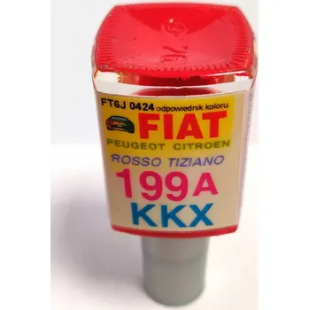 ARASYSTEM Lakovací tužka 199A Rosso tiziano (Tiziano Rot) Fiat (1997-2021) 10 ml
