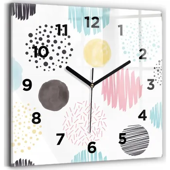 Hodiny Nástěnné hodiny Wallfluent černé 30 cm