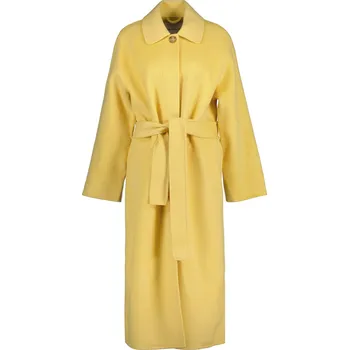Dámský kabát KABÁT GANT HANDSTITCHED CAR COAT DUSTY YELLOW