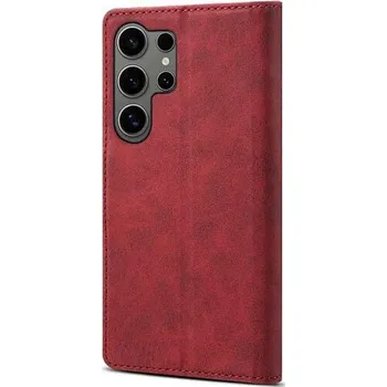 Pouzdro na mobilní telefon Lenuo Leather flipové pouzdro pro Samsung Galaxy S24 Ultra