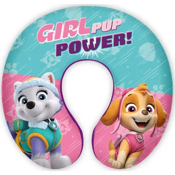 Polštář Seven Dětský cestovní polštářek TLAPKOVÁ PATROLA mentolový