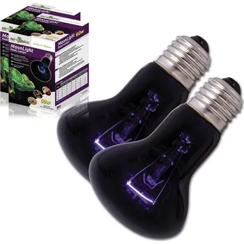Osvětlení do terária ReptiZoo Moonlight žárovka 60W SET 1+1 ZDARMA