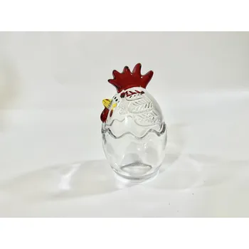 Dóza na potraviny KOHOUT - SKLENĚNÁ DÓZA S VÍKEM