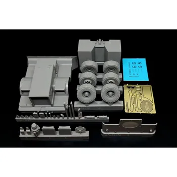 Plastikový model 1/32 UK Flight Deck Tractor Tugmaster (resin kit)