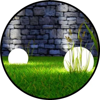 Venkovní osvětlení Zahradní koule bílá LED HIT 40cm E27 230V IP44