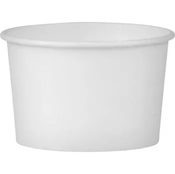 Jednorázové nádobí Miska na zmrzlinu PAP/BIO 95mm 245ml 25ks