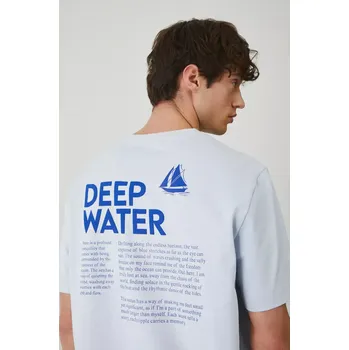 Tričko Medicine pánské, modrá barva, s potiskem RS25.TSM700 05M, vel. XXL