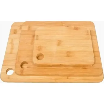 Obraz Sada 3 bambusových prkének na krájení – ekologické a funkční