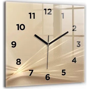 Hodiny Nástěnné hodiny Wallfluent zlaté 60 cm