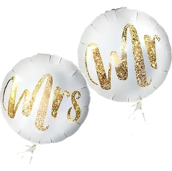 Party dekorace GRAVENO Svatební balónky Mr a Mrs