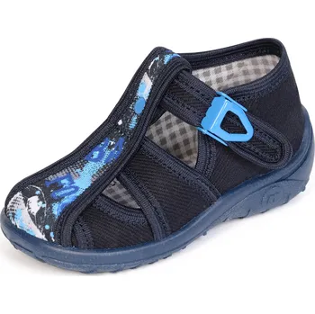 Dívčí bačkory NAZO PPHU Domácí obuv, papučky-přezůvky 024GR Velikost: 18